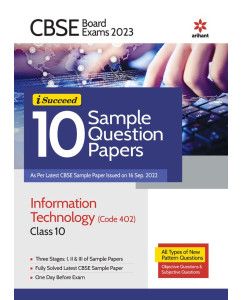 CBSE Board Exams 2023 I Succeed 10 Sample Question Papers Information Technology Class 10